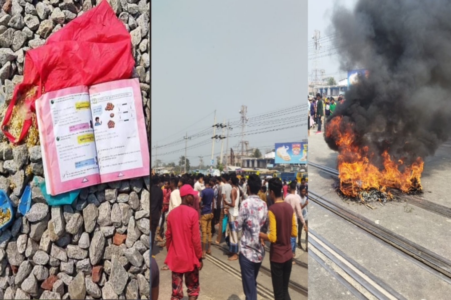 কুমিল্লার বিজয়পুর ট্রেনে কাটায় ৩ শিক্ষার্থী নিহত, প্রতিবাদে সড়ক অবরোধ