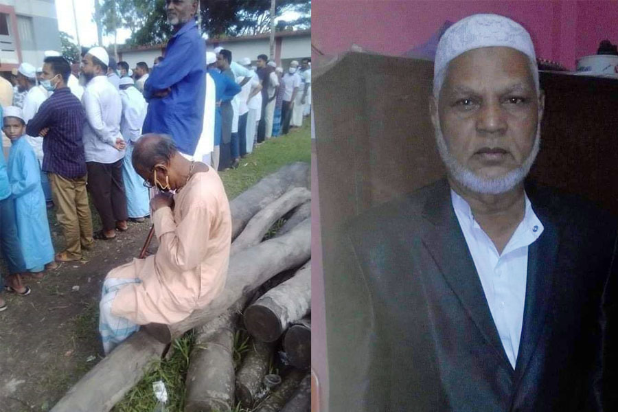 চৌদ্দগ্রামে মুসলিম বন্ধুর জানাজার পাশে হিন্দু বন্ধুর কান্না !